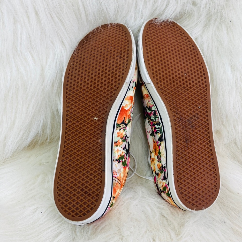 Vans fall floral skating canvas shoes - Picture 8 of 9